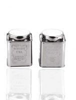 Dynamic Store Square Crome Tea & Sugar Canister