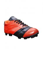 Port Caliber Thk Shine Orange Football Stud Shoes