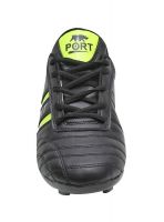 Port Men's Stud345 Black Football, Soccer Shoes Stud345_5