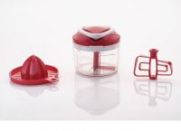 Skys & Ray Latest Desing Easy Pull 3-in-1 Plastic Chopper