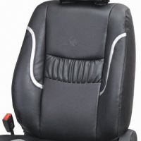 Pegasus Premium Eon Car Seat Cover - (code - Eon_black_silver_lotus)