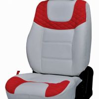 Pegasus Premium Eco Sport Car Seat Cover - (code - Ecosport_white_red_choice)