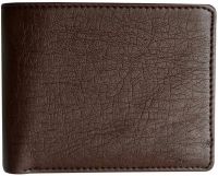 White Bear Men Stylish Tan Artificial Leather Wallet