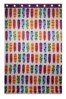 Lushomes Digitally Printed Feather Polyster Door Curtains