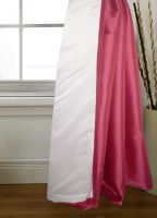 Lushomes Pink Art Silk Long Door Curtain with Polyester Lining