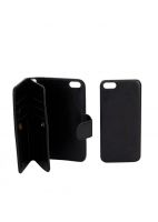 Hashtag Glam 4 Gadgets 3 In 1 Wallet Case Cover For Apple iPhone 5 Black