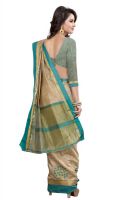 Holyday Womens Banarasi Silk Thread Saree_ Ice Blue (with Blouse)