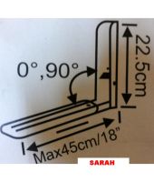 Sarah Adjustable / Foldable Microwave Oven Wall Mount Bracket - 102