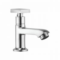 Oleanna Melody Brass Pillar Cock Silver Taps & Faucets