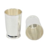 Very Fine Brass Silver Finished Glasses