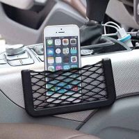 Autoright 7.7 Inches Net Type Mobile Holder/pocket Organizer/string Bag Mobile Holder Universal Size For Hyundai Accent
