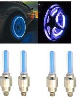 Autoright Blue Car Tyre LED Light With Motion Sensor Set Of 4 For Chevrolet Aveo Uva
