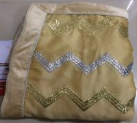 Palash Fashion Bollywood Replica Royal Looking Beige Color Embroidered Fancy Designer Saree