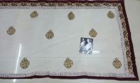 Palash Fashion Bollywood Replica Royal Looking White Color Embroidered Fancy Designer Saree