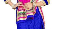 Anu Clothing Blue Net Womens Lehenga Choli