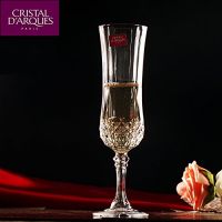 Cristal D'arques Long Champ Champagne Flute Glass,140 Ml,set Of 6