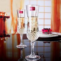Cristal D'arques Long Champ Champagne Flute Glass,140 Ml,set Of 6