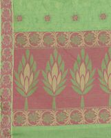 Marjoram Colors Green Color Pure Cotton Saree (mads5015)