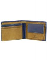 Hidelink Men Brown Genuine Leather Wallet (sw114074)