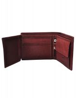 Hidelink Men Red Genuine Leather Wallet (wp5035)
