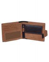 Hidelink Men Tan Genuine Leather Wallet (swp4114)