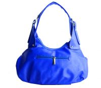 Spero Girl'S Stylish Zip Lock Leatherette Funky Blue Handbag