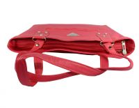 Spero Women's Stylish Zip Lock Casual Red Handbag