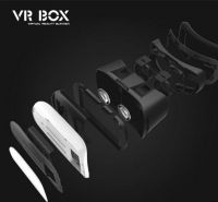 Vr - Box- Imported Virtual Reality 3d Glasses Vr Box 2.0 Headset For Smart Phone