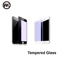 Wk Armor Series Frosted Pet 3d Curved EDGE Tempered Glass For iPhone 7 Plus With Case - Black