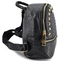 Mini Backpack School Bag For Kids - Black