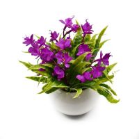 Artificial Potted Plants For Home Dcor- Purple