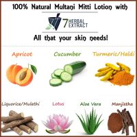 Super King Multani Mitti Lotion Pack With 7-herbal Extracts & Saffron,(sles Sulfate Free), 120ml