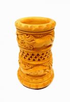 Wooden Handcrafted Decorative Pen Stand With Jaali