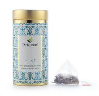 Octavius Mint Green Tea Whole Leaf Pyramid Tea Bags(pack Of 2)