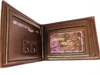 Kash Genuine Leather Wallet ID Pouch Brown (code - Glbrid)