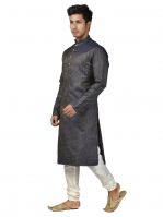 Limited Edition Cotton Silk Regular Fit Self Design Kurta Pajama ( Code - Akakkuset119)