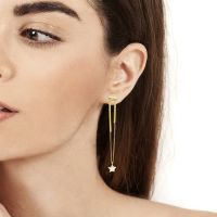 Loupe fashion Women Yellow Drop Earrings By Blingnest