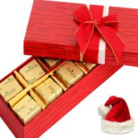Christmas Gifts Chocolates-red Bow Mixed Nuts Sugarfree Chocolate Box