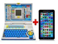 Kids Toy Learning Laptop And P1000 Kids Educational Tablet - Buy 1 Get 1 Free