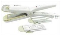 GEEPAS 2IN1 Steam Hair Straightener & Crimping Irons for Waves or Straightening GH 718 , With Warranty