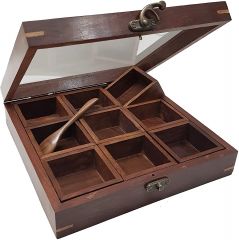 Gift Or Buy Omlite Wooden Spice Rack