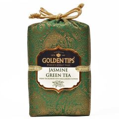 Golden Tips Jasmine Green Tea - Brocade Bag, 100g - Tea