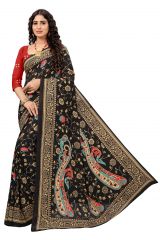 Gift Or Buy Mahadev Enterprise Printed Georgette Saree With Running Blouse Piece