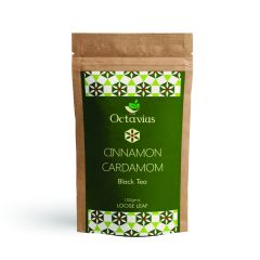 Octavius Cinnamon & Cardamom Classic Black Tea- Blend Of Assam Black Tea With Fresh Cinnamon & Cardamom-100 Gms - Food & Beverages