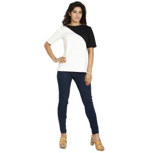 plain black tunic top