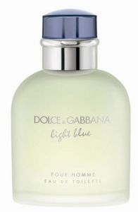 DOLCE & GABBANA LIGHT BLUE Eau De Toilette For Men 50 Ml / 1.7 Oz ( Unboxed )