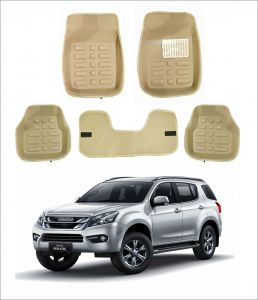 Buy Trigcars Cream Rubber Floor Mat For Mux Online Best Prices