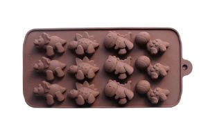 Silicone Chocolate Mould / Ice Mould - Dinosaur Shape.