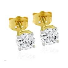 Unique Solitaire Diamond Studio 1 00ct Earring Online Best Unique Solitaire Diamond Stud Earring Uqe011