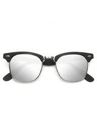 silver clubmaster sunglasses